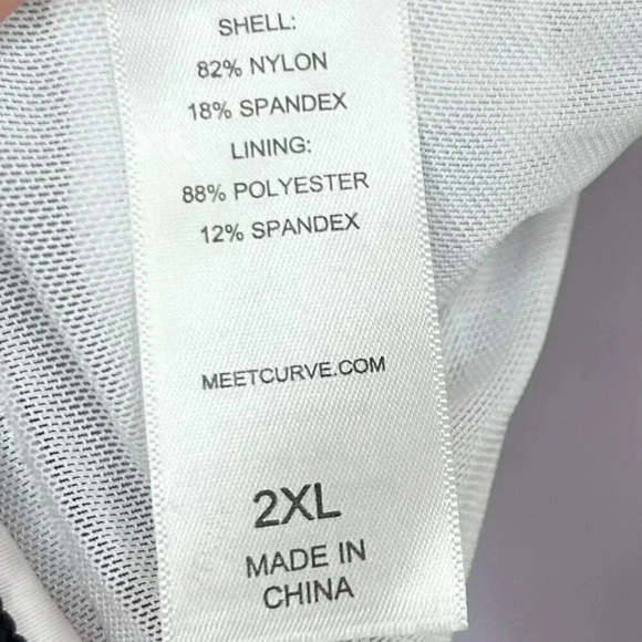 Meet.Curve Size 2XL Fringe One Piece Swimsuit Women Red - Picture 6 of 10